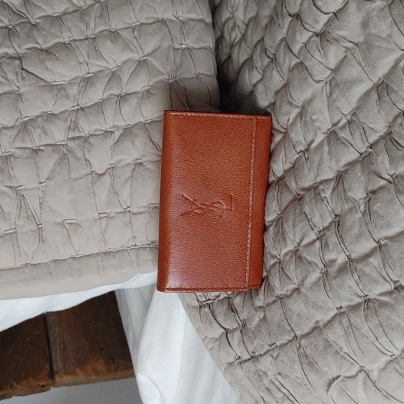 Yves Saint Laurent Accessories - Yves Saint Laurent vintage leather key holder wallet YSL